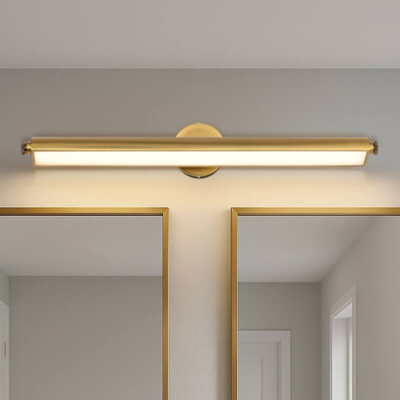 Auden 36 Inch LED Vanity 3 CCT Selectable Vintage Brass Finish Acrylic Lens - Vintage Brass