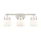Option Satin Nickel / Matte White