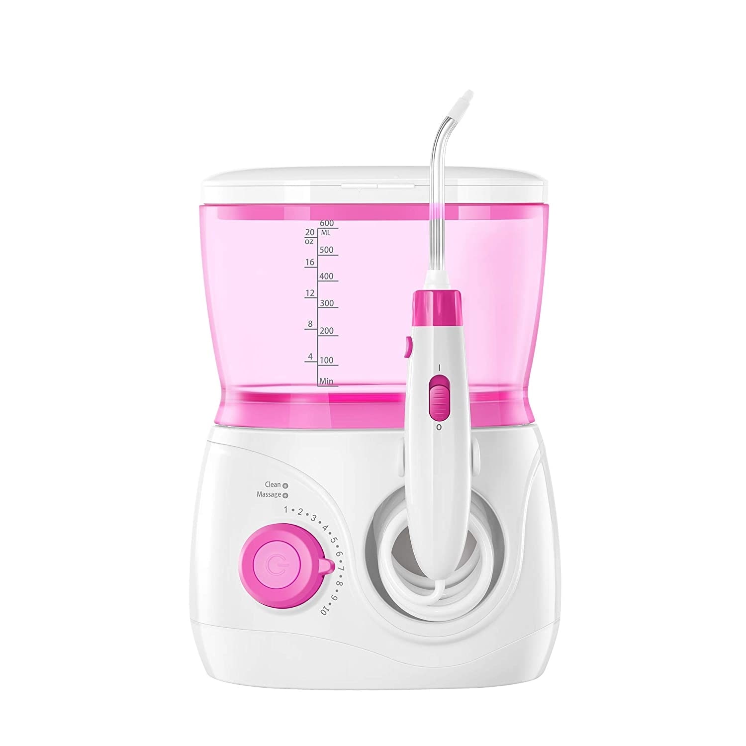 Childrens Countertop Water Flosser (Pink) - pink - 7.9 x 5.77 x 4.87