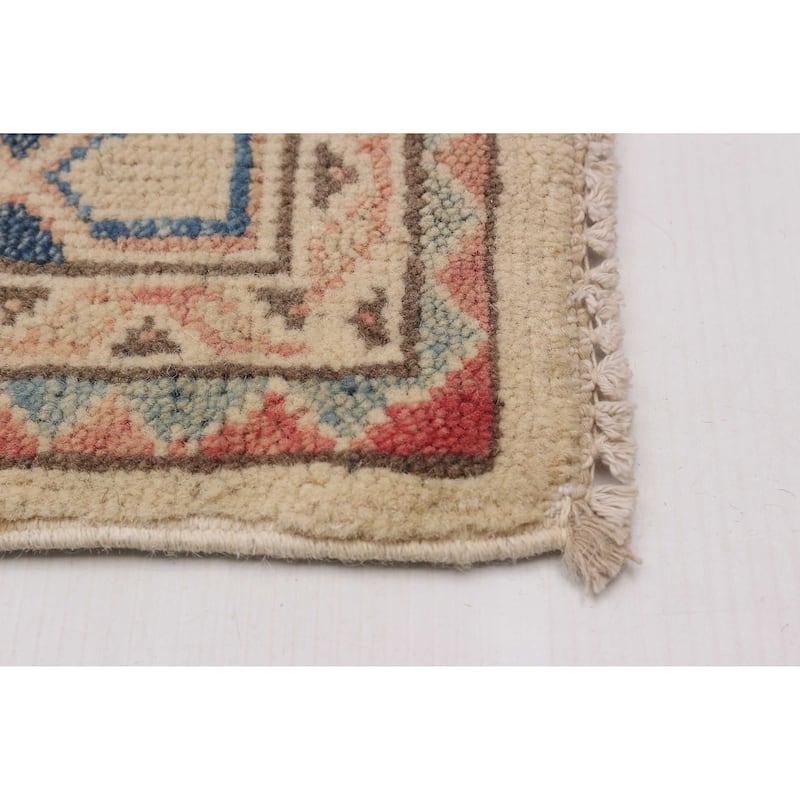 ECARPETGALLERY Hand-knotted Finest Ghazni Cream Wool Rug - 6'9 x 10'1
