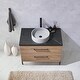 preview thumbnail 65 of 78, Trento Bath Vanity with Sintered Stone Top with Concrete Sink (C)
