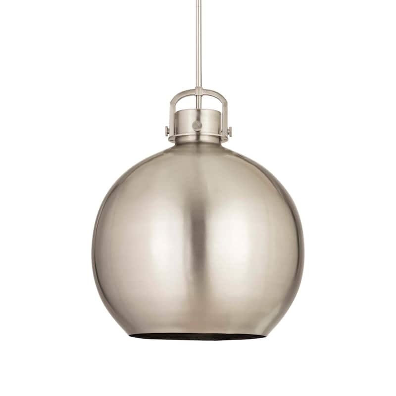 Innovations Lighting 410-1SL-23-18 Newton Sphere Pendant Newton Sphere - Satin Nickel / Satin Nickel