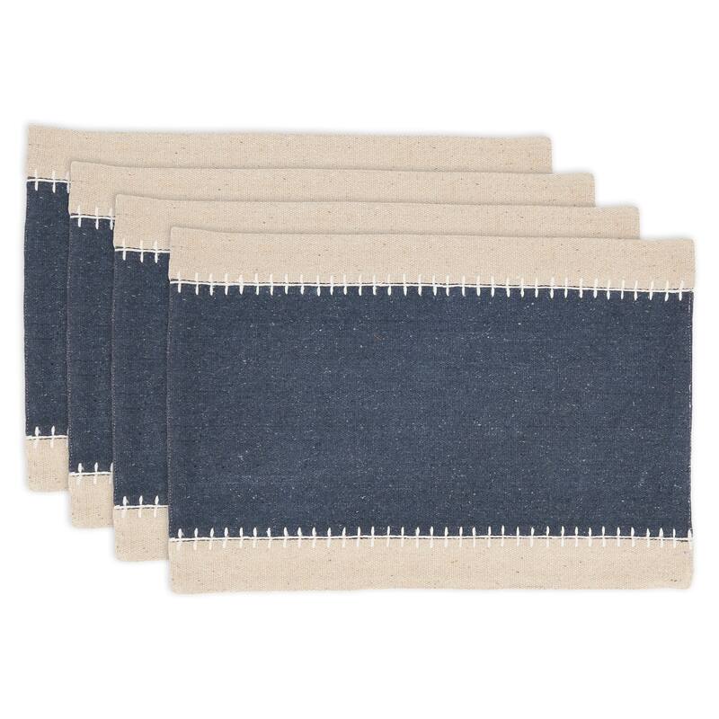 Whipstitched Border Design Placemat (Set of 4)