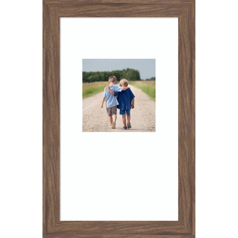 Pia Narrow Picture Frame, Photo Frame - 13x22 Matted to 8x8