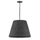 preview thumbnail 11 of 9, Hinkley Lighting 43224 Seabrook 24" Wide Pendant with Woven Seagrass
