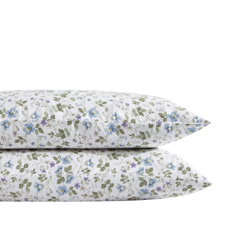 Laura Ashley Soft & Silky Sateen Printed Cotton Sheet Set