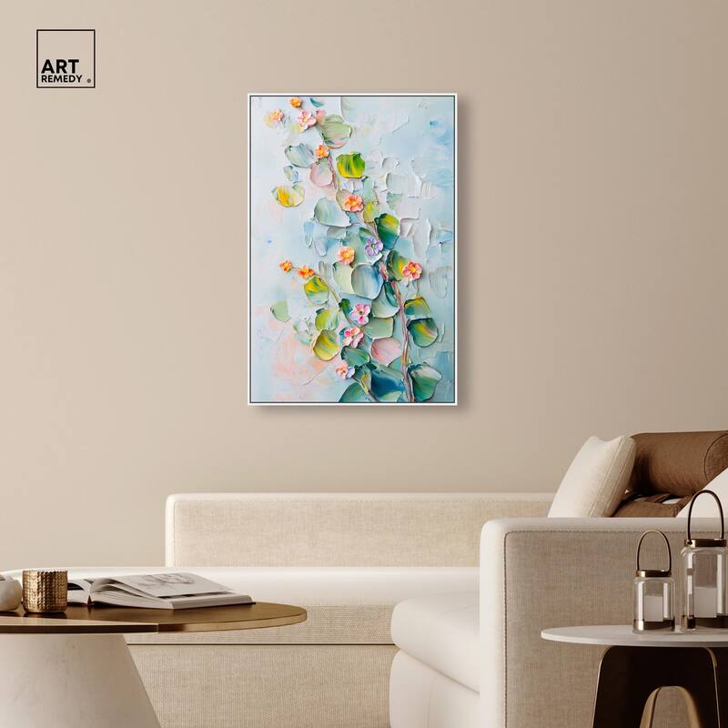 Textured Tendrils I Canvas by Art Remedy