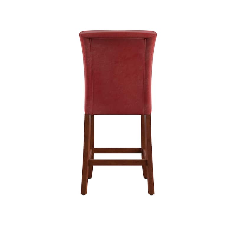 Parson Classic Upholstered High Back Counter Height Chairs (Set of 2) by iNSPIRE Q Bold