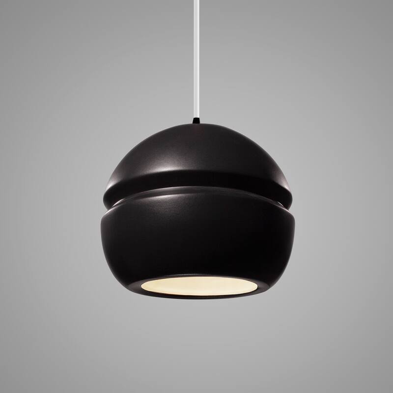 Carson Carrington Sallebacka Matte Black Small Pendant - Matte Black, Carbon Matte Black, White