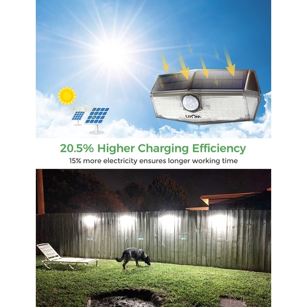 Litom 120 led solar lights top