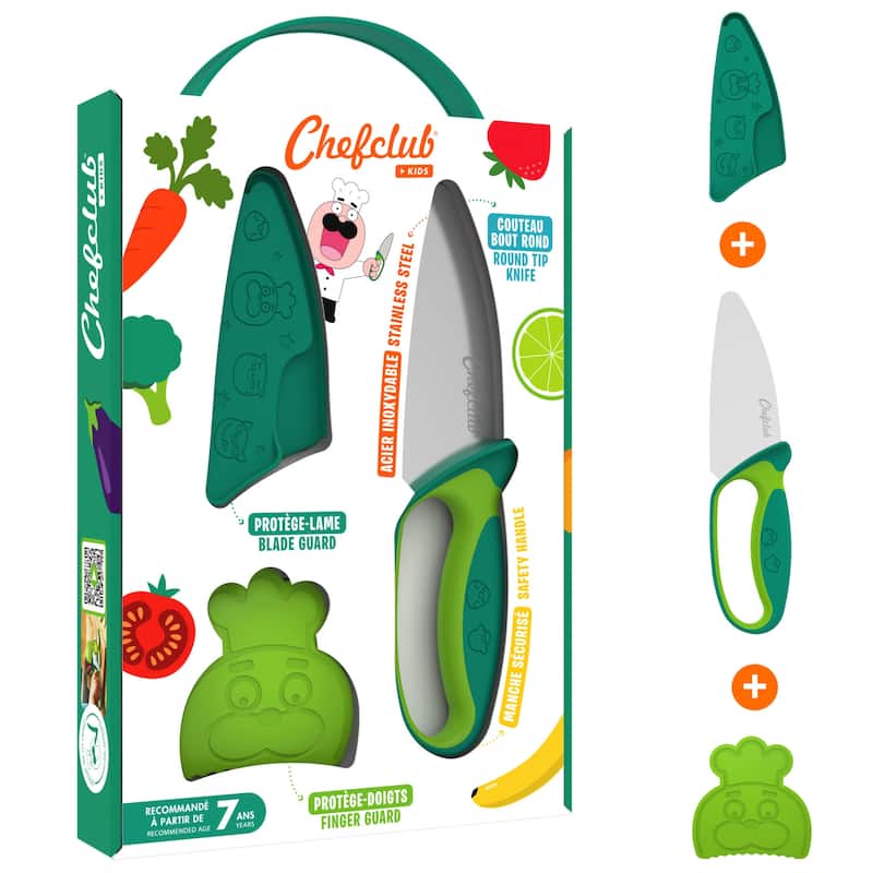 Chefclub Kids Chef Knife - Green