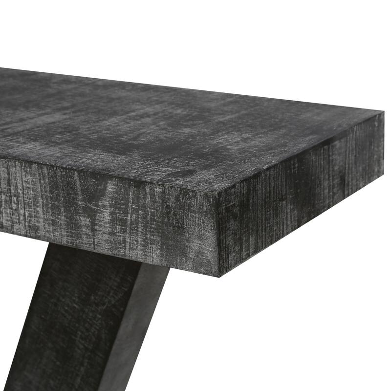 console table with open shelf