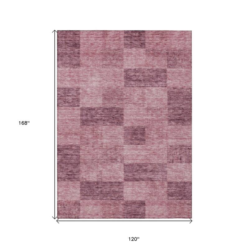 HomeRoots Geometric Transitional Rectangle Outdoor Rug