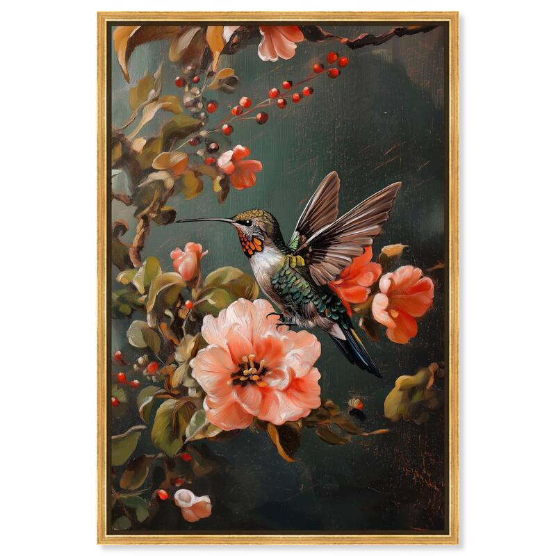 Whirring Wings I Canvas by Art Remedy - Gold - 30" x 45"