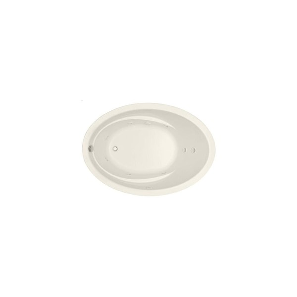 Mirabelle MIRGAW6042V Galatia 60" X 42" Drop-In Whirlpool Tub with Reversible Drain