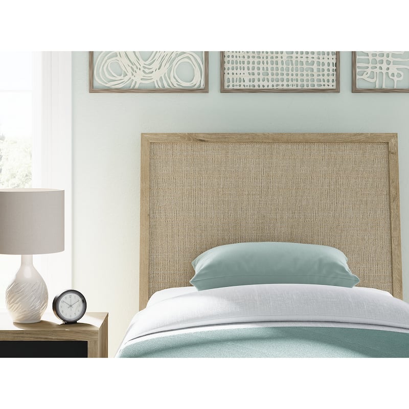 Signature Design by Ashley Cielden Beige Twin Panel Headboard - Beige - Twin