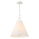 preview thumbnail 3 of 9, Crystorama Lighting Group 564 Broche 4 Light 18" Wide Pendant with