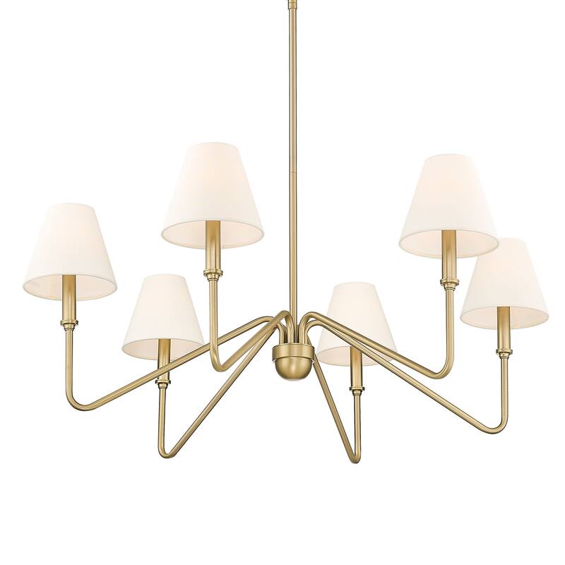 Golden Lighting 3690-6 IL Kennedy 6 Light 35" Wide Chandelier