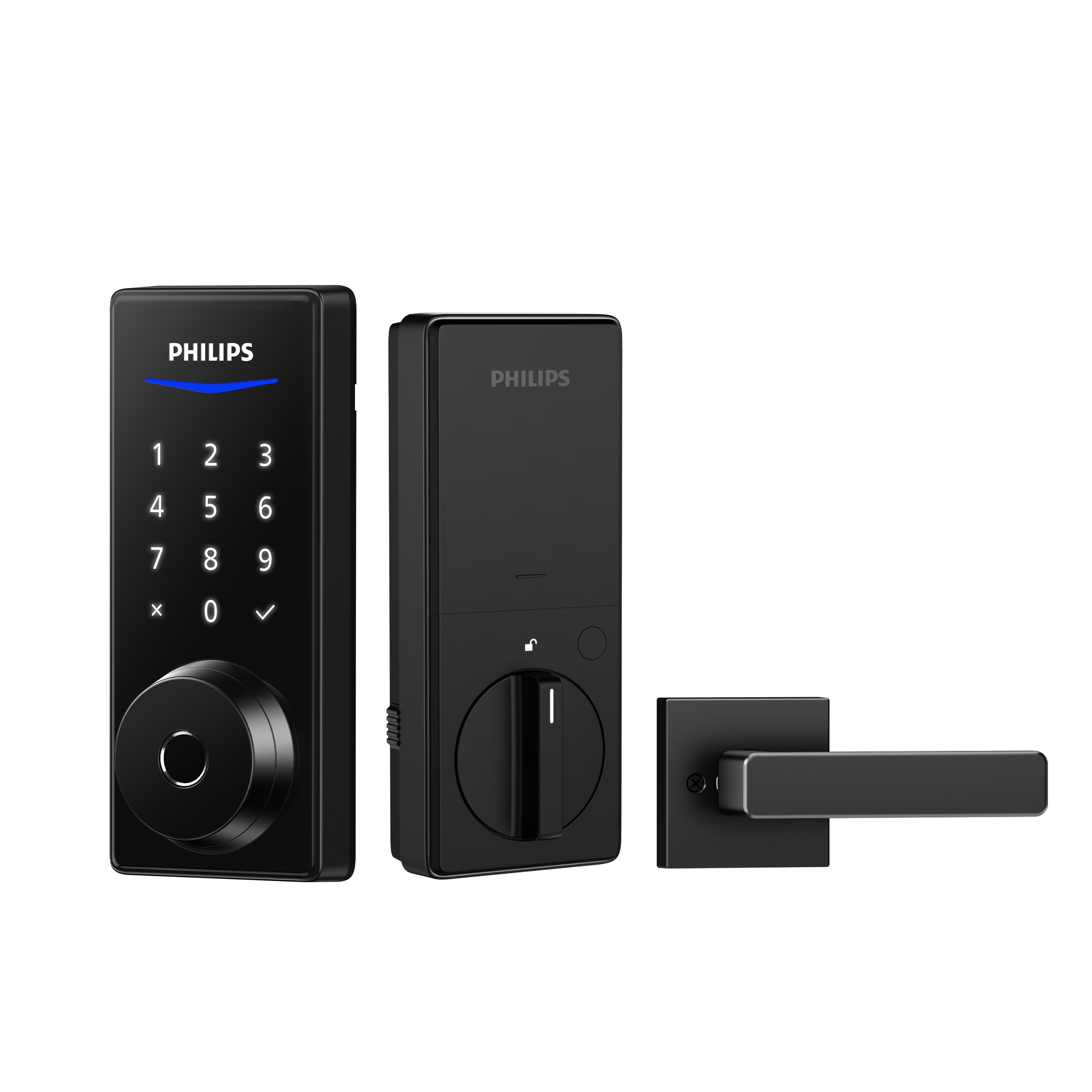 Philips Home Access 1000 Series Electronic Deadbolt with Lever Set