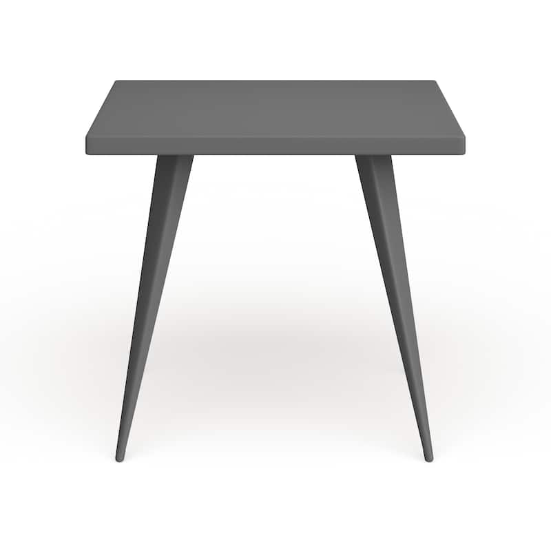 Carbon Loft Swan Industrial Square Metal Dining Table - N/A