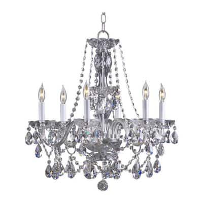 Quorum International Hope 6 Light 18" Wide Chandelier