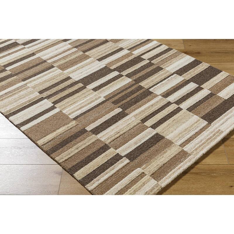 Livabliss La Puna Cottage Striped Area Rug