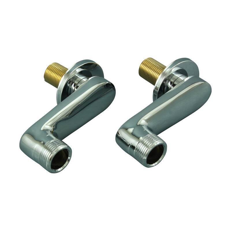 Chrome Plated Brass Swing Arm Coupler Wall Mount Adjustable Bathtub Faucet Part Renovators Supply