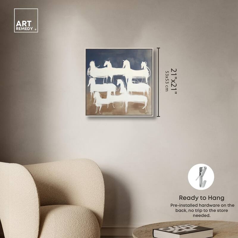 Phantom Herd Canvas by Art Remedy