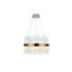 Gold Chandelier Clear Crystal