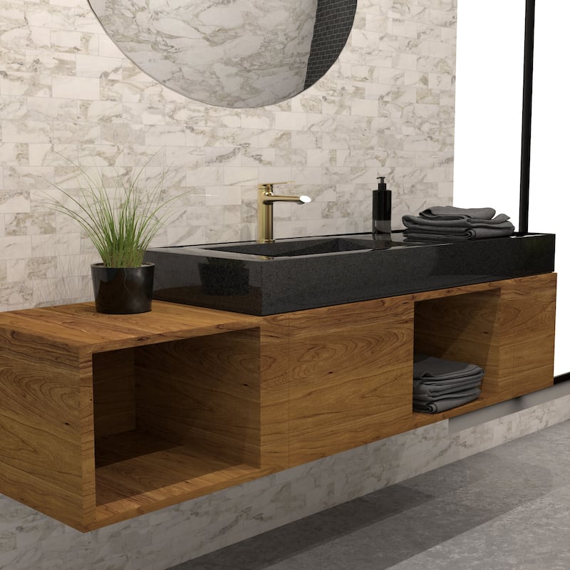 Belanger OPA22 Single-Handle Bathroom Faucet with Drain