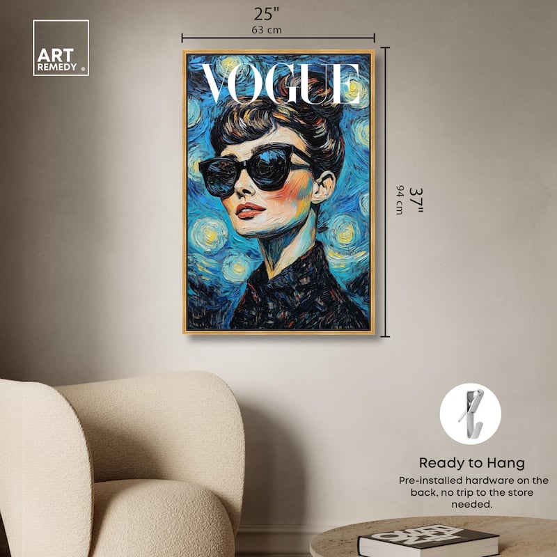 Starry Night Icon Canvas by Art Remedy