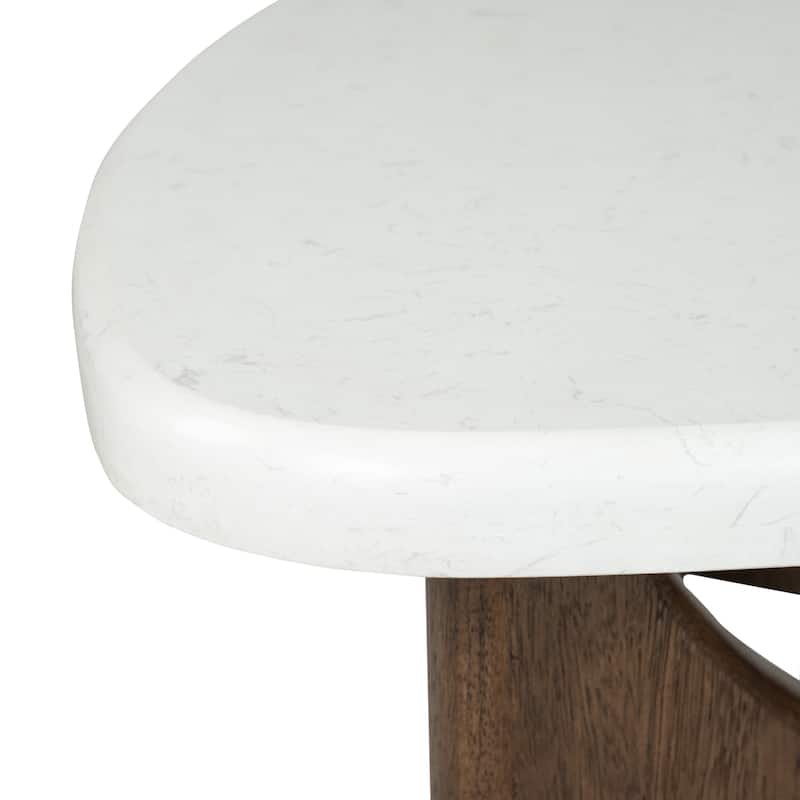 Magnussen Home Arwen Turkish Coffee Shaped Cocktail Table - 38''W x 36.94''D x 17''H