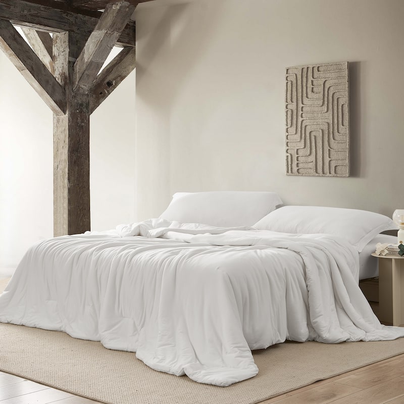 Butta Bottom - Coma Inducer® Oversized Comforter Set - White Alyssum - Queen