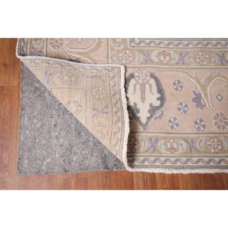 Tabriz Persian Vintage Area Rug Hand-Knotted Wool Carpet - 9'7" x 12'3"