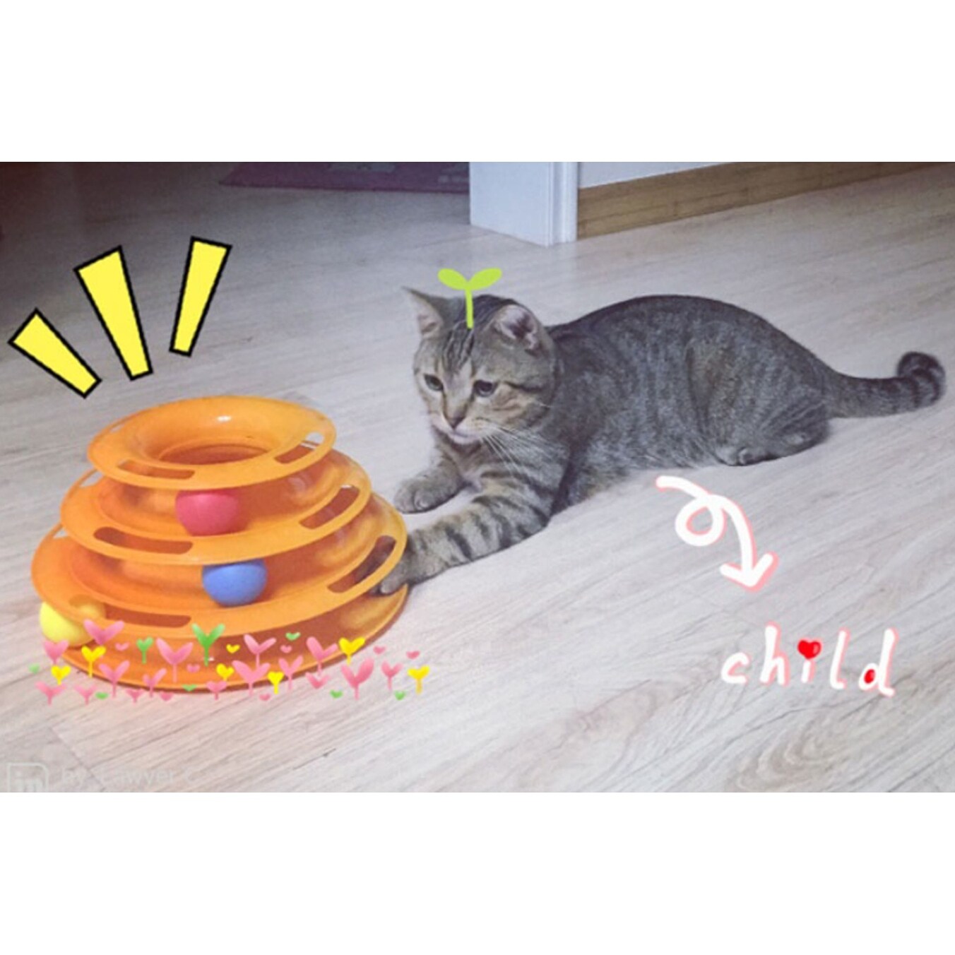 Shop Funny Pet Kitty Cat Puppy Dog Toy Trilaminar Petstages Tower