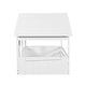 preview thumbnail 14 of 15, White Twin Size Solid Wood House Bed with Roof, Window and Guardrail for Kids, Boys and Girls, Bedroom