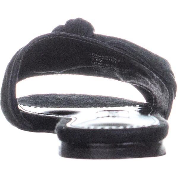 steve madden black bow slides