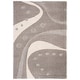 preview thumbnail 53 of 58, SAFAVIEH Florida Shag Riet Abstract 1.2-inch Thick Rug 5'3" x 7'6" - Grey/Ivory