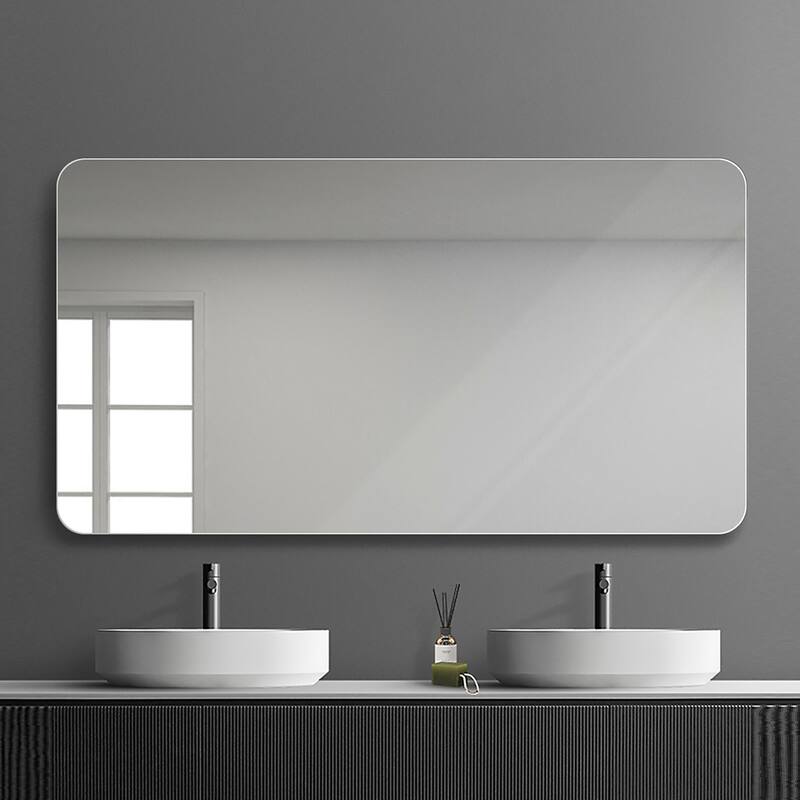 Bathroom Vanity Mirror,Wall-Mounted Mirror for Bathroom Anti-Fog Waterproof