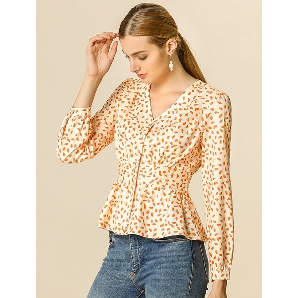 womens peplum blouse