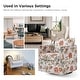 preview thumbnail 51 of 51, HULALA HOME Erkenbald Modern Slipcovered Swivel Chair with Reversible Cushion and Washable Cover