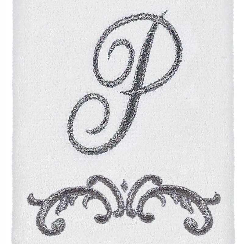 Avanti Linens Scroll Mono Fingertip Towel P - Fingertip Towel