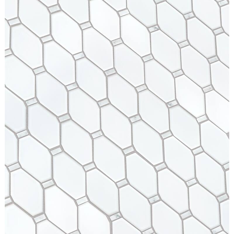 Altair Badajoz Honeycomb Glass Mosaic Floor and Wall Tile