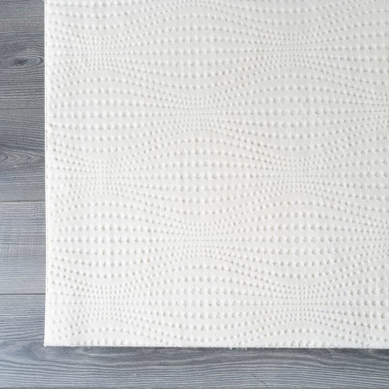 Beverly Rug Serenity Solid Modern Non Slip Soft Indoor Area Rug