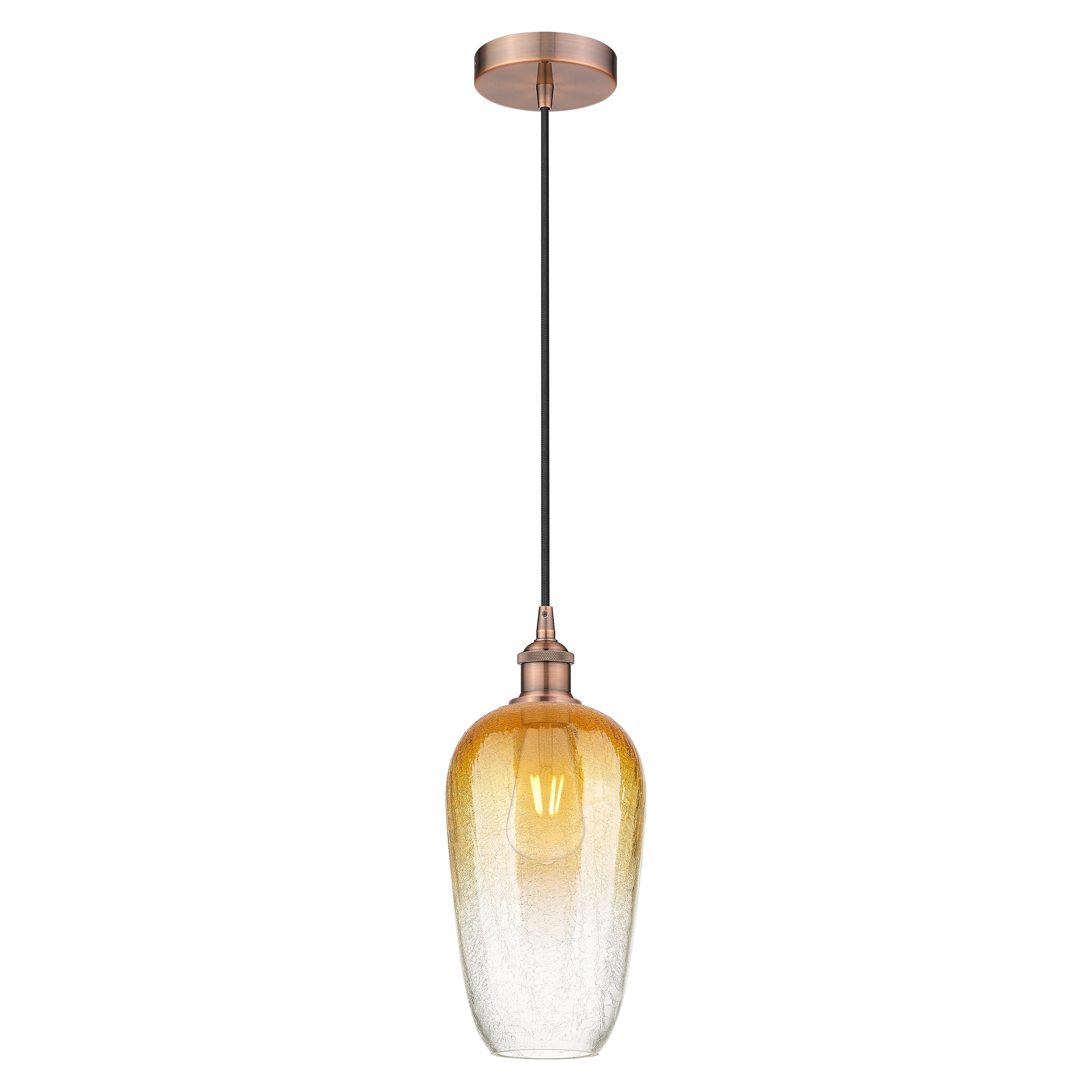 Innovations Lighting Endless Possibilities Edison - Brookhaven Flute - 1 Light 7" Cord Hung Mini Pendant