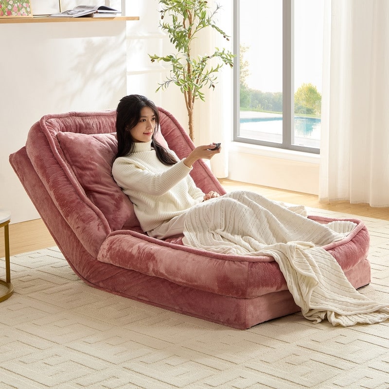 Versatile Foldable Lazy Sofa,3-in-1 Fold Small Tatami Sofa Bed,Lounge Chair Sofa, Human Friendly Pet Beds Lazy Sofa