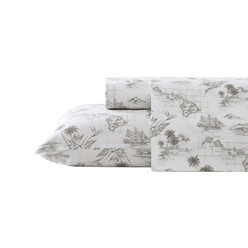 Tommy Bahama Cotton Printed Sheet Sets and Pillowcase Pairs