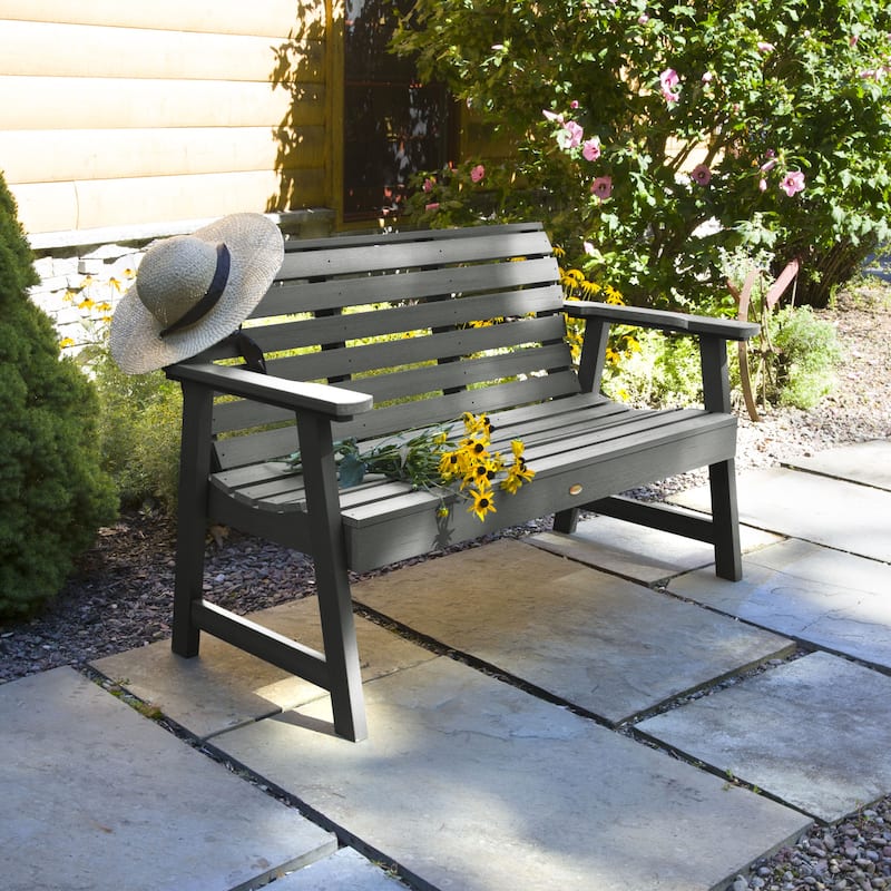 HIGHWOOD Weatherly Eco-Friendly 4-foot Garden Bench - N/A