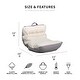preview thumbnail 50 of 52, Big Joe Roma Bean Bag Chair