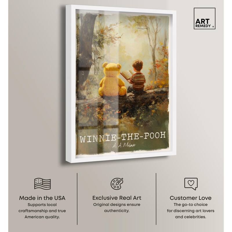 Classic Winnie the Pooh Shadowbox by Art Remedy